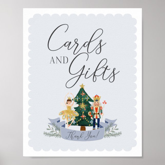 Poster convite de festa de aniversário do Quebra-Nozes e  (Frente)