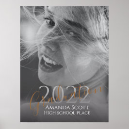 Poster Convite de foto personalizado moderno e tendência