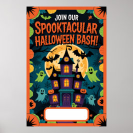 Poster Convite para Vazios de Halloween