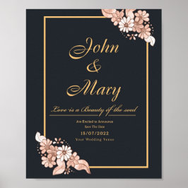 Poster Convites de la fête de graduação simples e mod