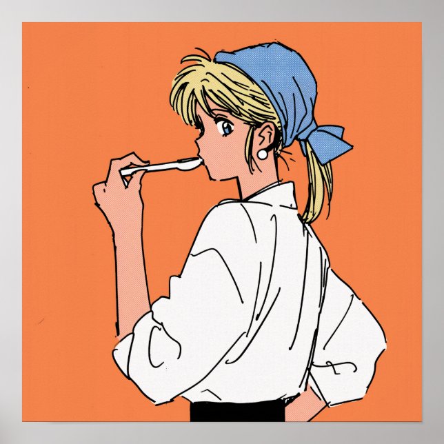 Poster Cook with a Pearl Earring (Frente)