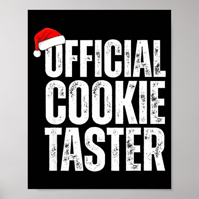 Poster Cookie And Cookie Taster, Christmas Couples  (Frente)