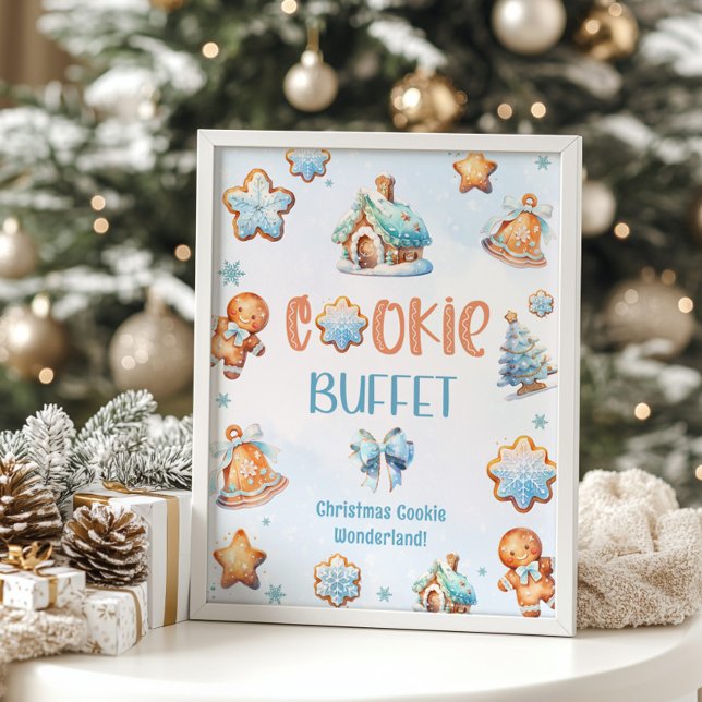 Poster Cookie Buffet Blue (Criador carregado)