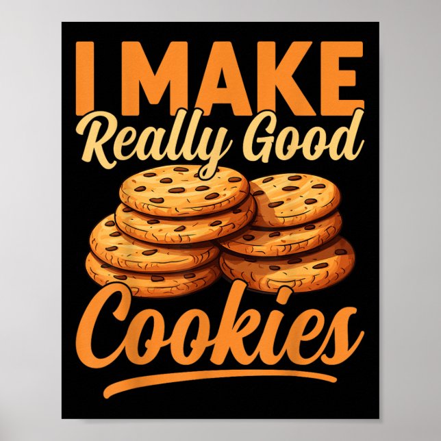 Poster Cookie Maker Co. Uni-adults Humorous Modern Black  (Frente)