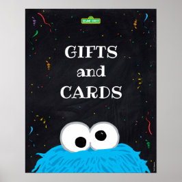 Poster Cookie Monster | Presentes de 1º Aniversário e Sin