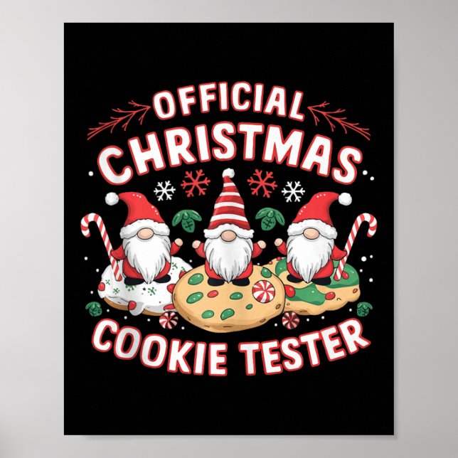 Poster Cookie Oficial De Natal Xma (Frente)