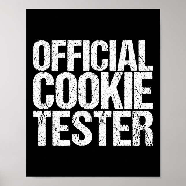 Poster Cookie Oficial Tester King Natal (Frente)