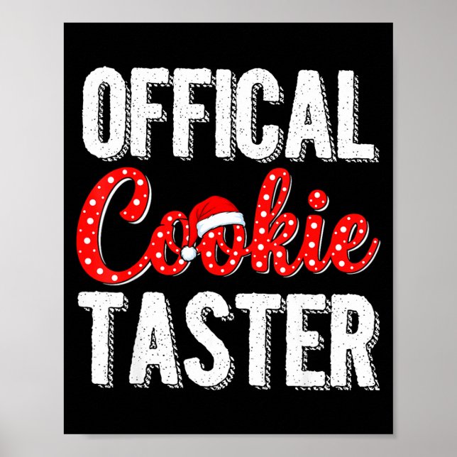 Poster Cookie Taster Cookie Christmas Matching Couple  (Frente)