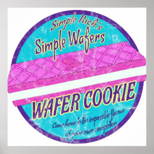 Poster Cookie Wafer de Rick simples