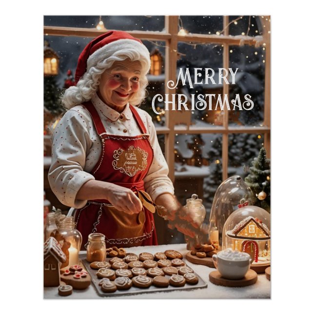 Pôster Cookies de Natal (Frente)