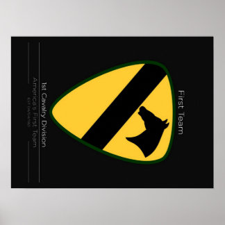 Poster cool 1st Cavalry Division