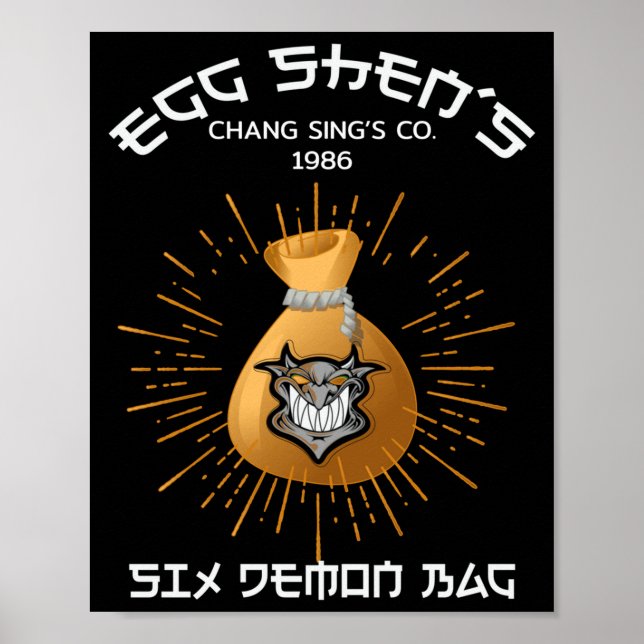 Poster Cool - Egg Shen's Six Demon Bag Tee Long Sleeve  (Frente)