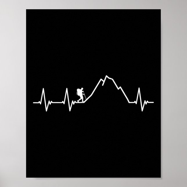 Poster Cool Hiking Design For Men Women Hiking Lover Moun (Frente)