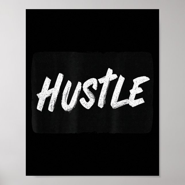 Poster Cool Hustle Emblem For Adults And Kids  (Frente)