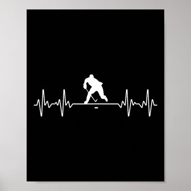 Poster Cool Ice Hockey Art For Men Women Hockey Player An (Frente)