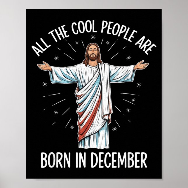 Poster Cool People December Birthday Sritual Theme  (Frente)