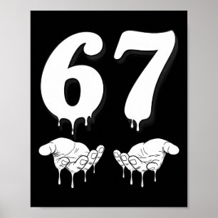 Poster Cool Six Seven 6 7 Meme Geração Alpha Gíria Fantas