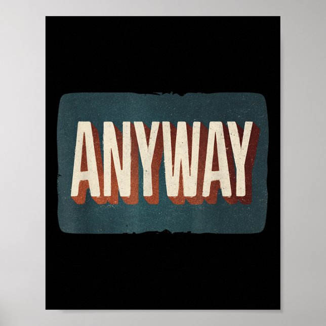 Poster Cool Statement Costume With Anyway For Man And Wom (Frente)