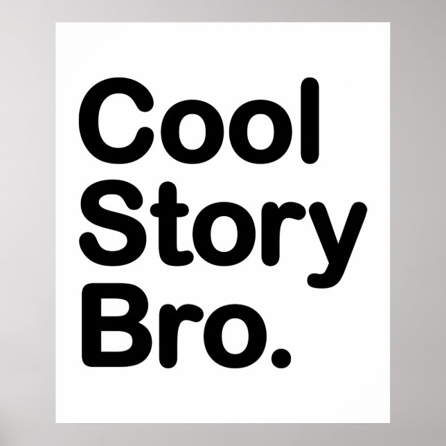 Pôster Cool Story Bro (Frente)
