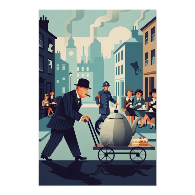 Pôster Cool Winston Churchill  (Frente)