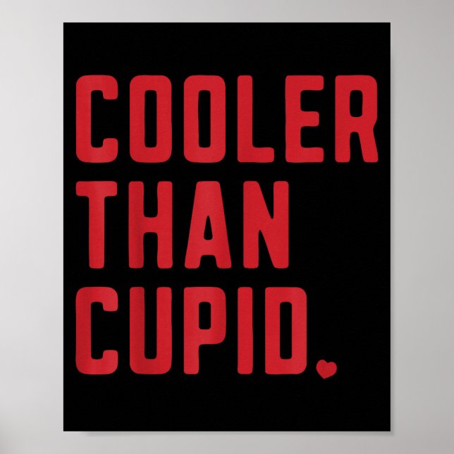 Poster Cooler Than Cud Cute Valentine's Day Kids Boys Gir (Frente)