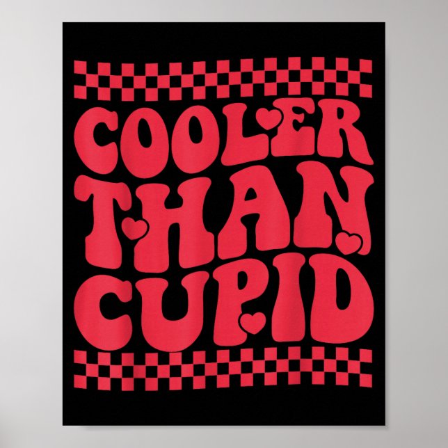 Poster Cooler Than Cud Cute Valentine's Day Kids Boys Gir (Frente)