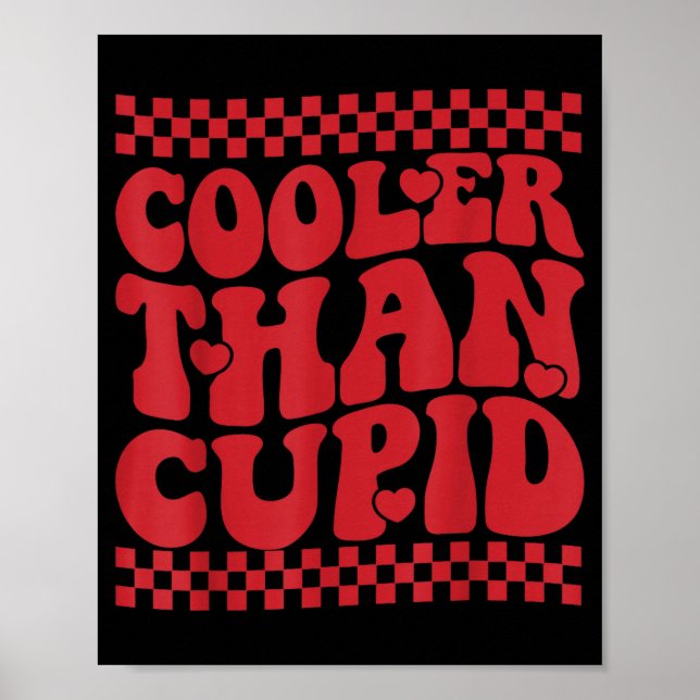Poster Cooler Than Cud Cute Valentine's Day Kids Boys Gir (Frente)