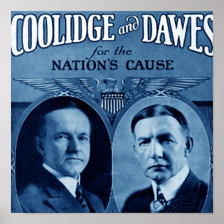 Pôster Coolidge e Dawes