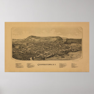 Pôster Cooperstown NY 1890