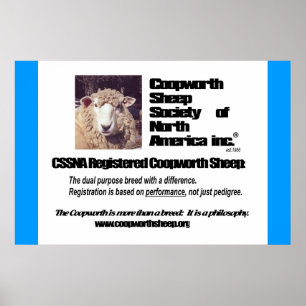 Pôster Coopworth Sheep Society of North America