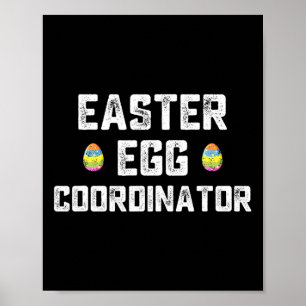 Poster Coordenador de Ovos de Páscoa Diversão Meninas Cri