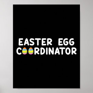 Poster Coordenador de Ovos de Páscoa Diversão Rapazes Men