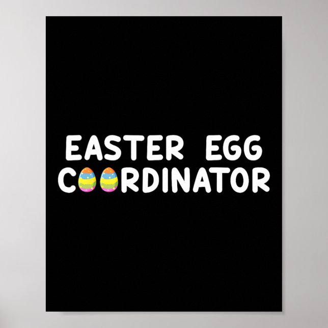Poster Coordenador de Ovos de Páscoa Diversão Rapazes Men (Frente)