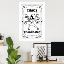 Coordenador do Caos Tarot Yoga Coworker Goffee Gif