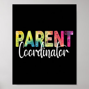 Poster Coordenador dos Pais Tie Dye Volta às Aulas Apreci