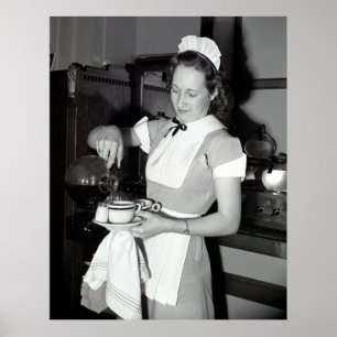 Poster COPA do CAFÉ no JANTAR dos anos 40