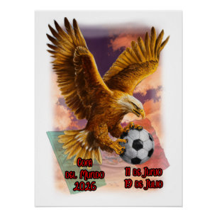 Pôster Copa do Mundo 2026 na