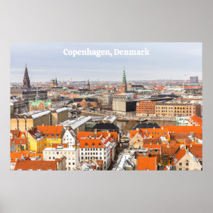 Poster Copenhaga Dinamarca