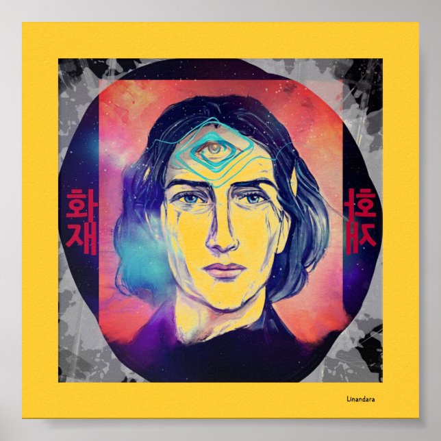 Poster Copérnico, Elfo de Fogo, Grande Estranho (Frente)