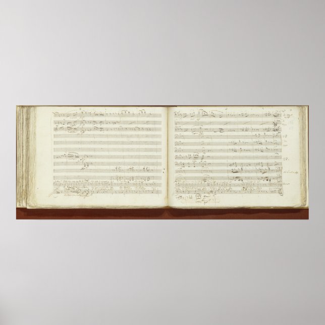 Pôster Cópia autografada de "A Flauta Mágica" (Frente)