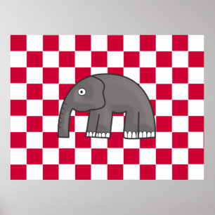 Pôster cópia de elefante