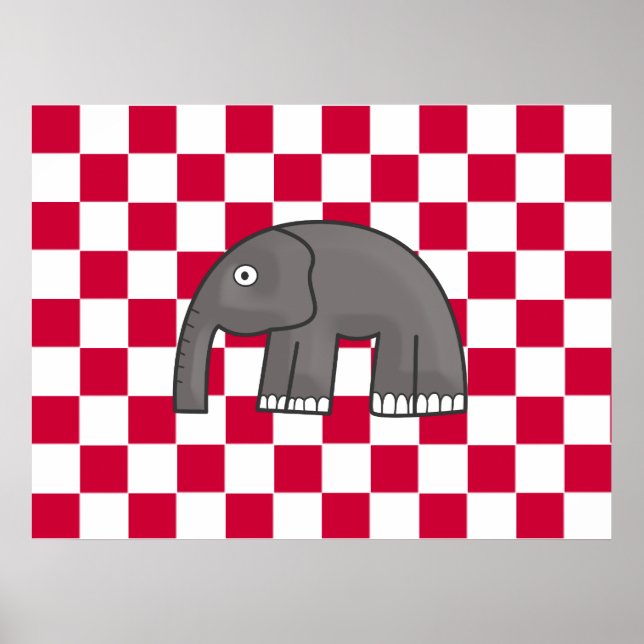 Pôster cópia de elefante (Frente)