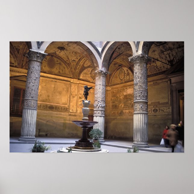 Pôster Cópia de Putto com Golfinho por Andrea del (Frente)