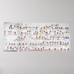 Pôster Cópia de um alivio do túmulo de Iby