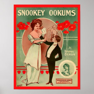Poster Cópia do cobrir de Snookey Ookums 1913 da
