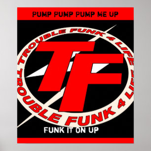 Pôster Cópia do logotipo do TF a 2d, bomba da bomba
