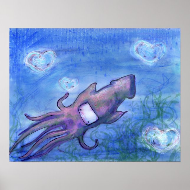 Poster Cópia gigante e medusa (Frente)