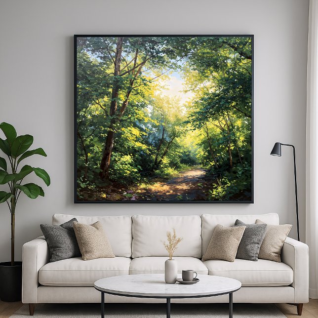 Poster Cópias Sunlit - Estilo de Ilustração Painterly (Criador carregado)