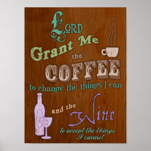 Poster Copo da serenidade