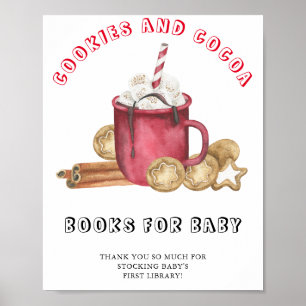 Poster Copo de cacau à aguarela - livros para bebé